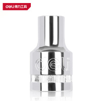 得力(deli)DQ2401 6.3mm系列六角套筒 3.5mm 银色 1支