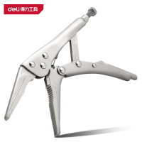 得力(deli)DL20015B 尖嘴大力钳 9寸 银 1把
