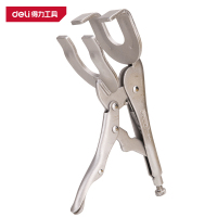 得力(deli)DL20017 焊接大力钳 10寸 银 1把