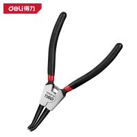 得力(deli)DL20924 专业级德式外弯卡簧钳 9寸铬钒钢 1把