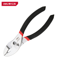得力工具强力鲤鱼钳加长手柄防滑设计精钢打造耐用升级