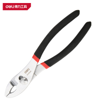 得力(deli)DL25508 鲤鱼钳 8寸 红 1把