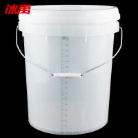 冰禹 透明带刻度桶 BYA-375 PP 20L 1个