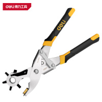得力(deli)DL0400 省力双杠打孔钳 9寸杆圆_椭圆_扁孔 黄 1把