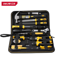 得力(deli)DL1026E 电讯综合维修组套电工维修 26件 黑色 1套