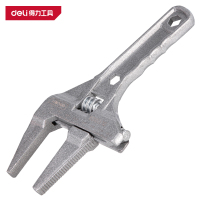 得力(deli)DL120109 卫浴扳手 16-68mm 管活两用 银色 1把