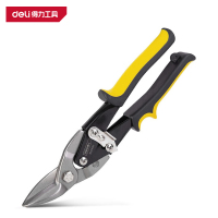 得力(deli)DL20031 左头航空剪 10寸 黄 1把