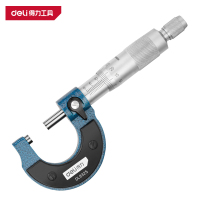 得力(deli)DL9325 外径千分尺 0-25mm 银色 1把