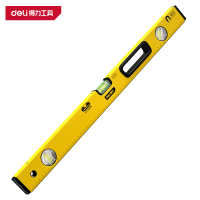 得力(deli)DL290600 精铣底水平尺 600mm 黄色 1把