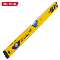 得力(deli)DL290600S 水平尺 600mm 可视窗 黄色 1把