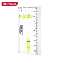 得力(deli)DL291100 迷你水平尺 100mm 亚克力 透明 1把