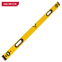 得力(deli)DL9831200B 强磁可调式水平尺改1200MM 黄色 1把