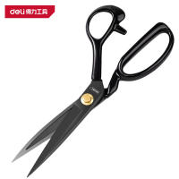 得力(deli)DL358111 裁缝剪 11寸 黑 1把