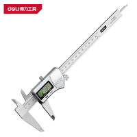 得力(deli)DL311200 数显卡尺200mm锌合金专业 红色 1把