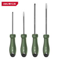得力(deli)HT1004L home系列螺丝批4件套 绿 1套