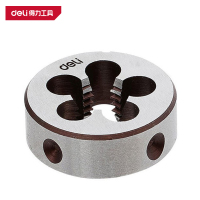 得力(deli)DL3616 合金钢圆板牙 M16 银色 1个