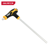 得力(deli)DL3904 平头T型内六角 4MM铬钒钢 黄 1支