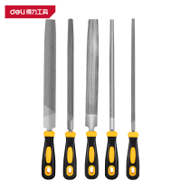 得力(deli)DL352125 中齿锉刀5件套 12寸 黄色 1套