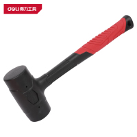 得力(deli)DL445045Z 专业级防震橡皮锤 45mm 红 1把