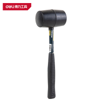 得力(deli)DL5624 钢管橡塑锤 24oz 黑 1把