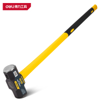 得力(deli)DL6913 纤维柄八角锤 10Lb 黄 1把