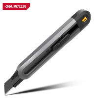 得力(deli)HT4018 home系列 美工刀 18mm 黑 1把