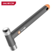 得力(deli)HT7008C home系列 圆头锤8oz 橙 1把