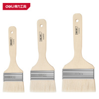 得力(deli)DL528101 羊毛刷 2+3+4寸 白色(3把)1件