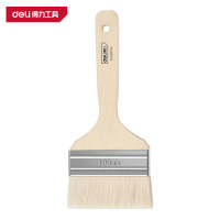 得力(deli)DL528104 羊毛刷 4寸 白色(2把)1件