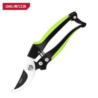 得力(deli)DL2770 重型修枝剪 不锈钢刀头全金属手柄 8寸 绿色 1把