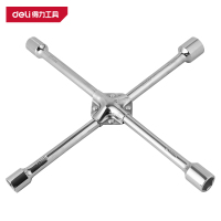 得力(deli)DL4416 十字轮胎扳手 16寸 17*19*21*23mm 银色 1把