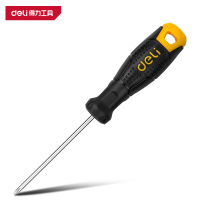 得力(deli)DL626250 塑柄十字螺丝批 PH2*250mm 黄 1把