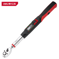 得力(deli)DL170100S 电子扭力扳手 3/8寸10-100N.m 红色 1把