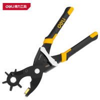 得力(deli)DL1919A 省力双杠杆打孔钳 9寸6圆孔 黄 1把