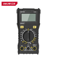 得力(deli)DL33B+ 数字万用表 1999位NCV测试 黄黑色 1台