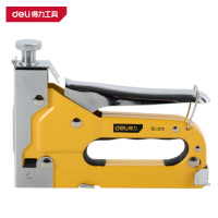 得力(deli)DL238104 三合一打钉枪套装三款枪钉各2000枚 黄色 1套