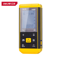 得力(deli)DL331050 激光测距仪 50m 大屏语音锂电 黄色 1台