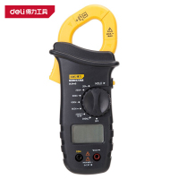 得力(deli)DL8440 钳形万用表 1999位 黄色 1台
