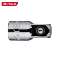 得力(deli)DL2474 10mm系列转接头 3/8转1/4 银色 1支