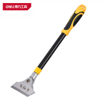 得力(deli)DL365375 重型铝合金清洁铲刀375mm可旋转刀头 黄色 1把
