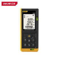得力(deli)DL4171 激光测距仪120m大屏双水泡 黄色 1台