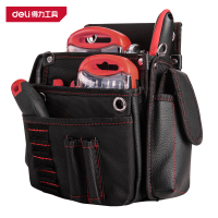 得力(deli)DL5865 腰包 25*11*25cm 腰带式 黑 1只