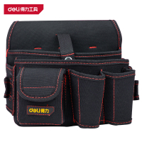 得力(deli)DL-P5 腰包 25*14*21cm 黑色 1只