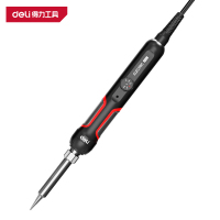 得力(deli)DL394380 内热式无极调温电烙铁 80W尖头 红 1把