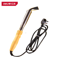 得力(deli)DL88075 外热式恒温电烙铁 75W弯头 黄 1把