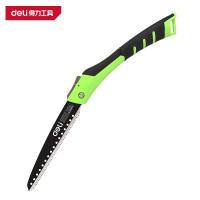 得力(deli)DL580603 折叠锯 九齿SK5特氟龙 10寸 绿色 1把