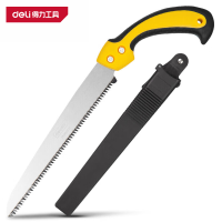 得力(deli)DL580924 腰锯 240mm 65Mn 黄色 1把