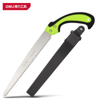 得力(deli)DL580927 腰锯270mm65Mn 绿色 1把