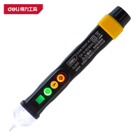 得力(deli)DL8011 非接触式测电笔 12/48-1000V AC 黄色 1支