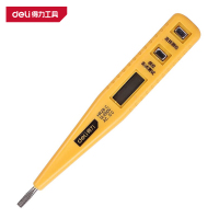 得力(deli)DL8003 测电笔 12-250V 数显 黄色 1支
